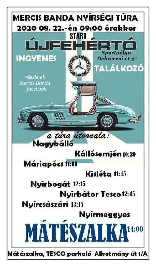 Mercis banda Nyírségi túra